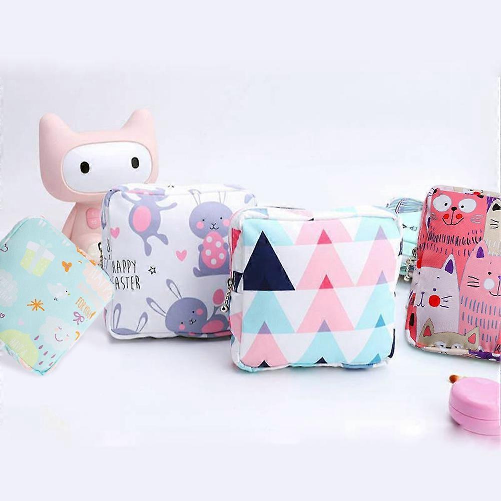 D Cute Large Capacity Sanitary Napkin Storage Bags