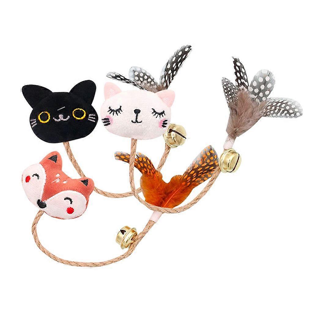 for Cat Catnip Toy Chew Toys Catnip Filled Cartoon Animal Design Teething Toy