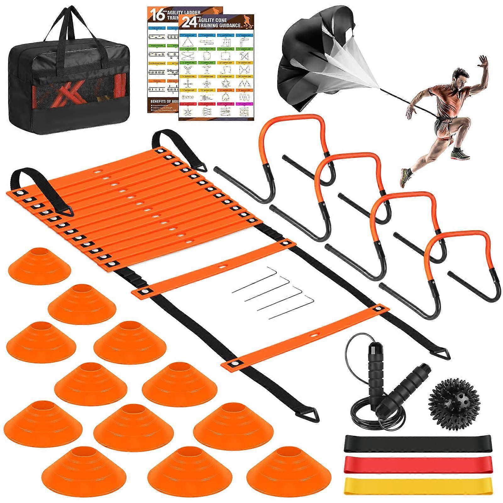 1 Set Agility Speed Training Equipment Set for Basketball Football Training