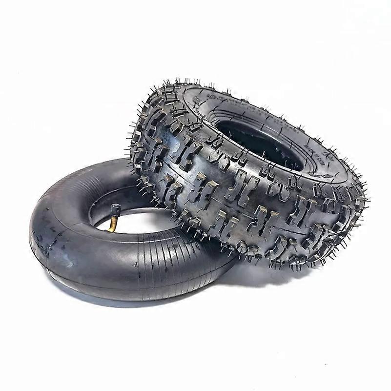 4.10-4 Outer Tire & 4.10/3.50-4 Inner Tube for 49cc Mini Quad Scooter ATV Buggy on 4 Inch Wheel