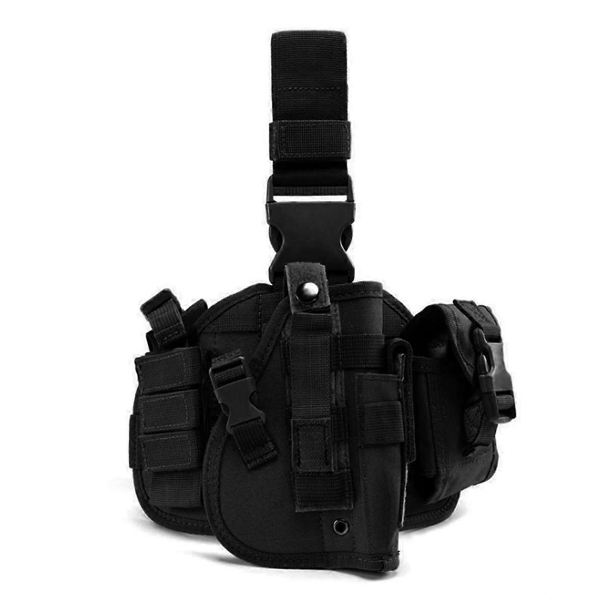 Tactical Drop Leg Holster, 900D Military Tactical MOLLE Pistol Handgun Thigh Holster Platform Panel for Glock 17 18 19 26 34 and More