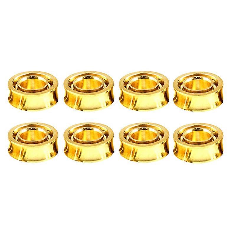 8 Pcs -Plated R188 KK Bearing Speed Responsive Bearings R188 U Groove for Yoyos Models