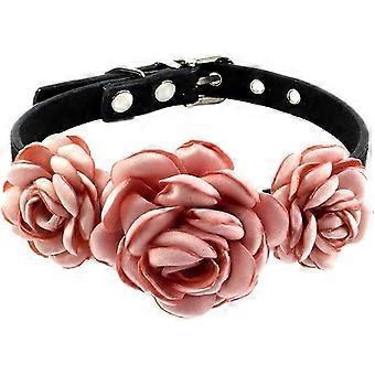 Flower Dog Cat Collar Necktie - Pet Grooming Clothes Necktie Accessories Puppy Cat Costume Outfits Adjustable Buckle