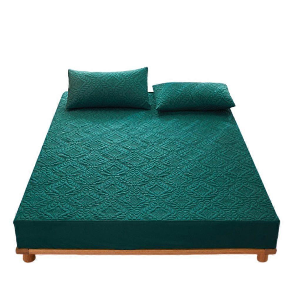 Lençóis com elástico com protetores de colchão impermeáveis e design de elástico de 360°