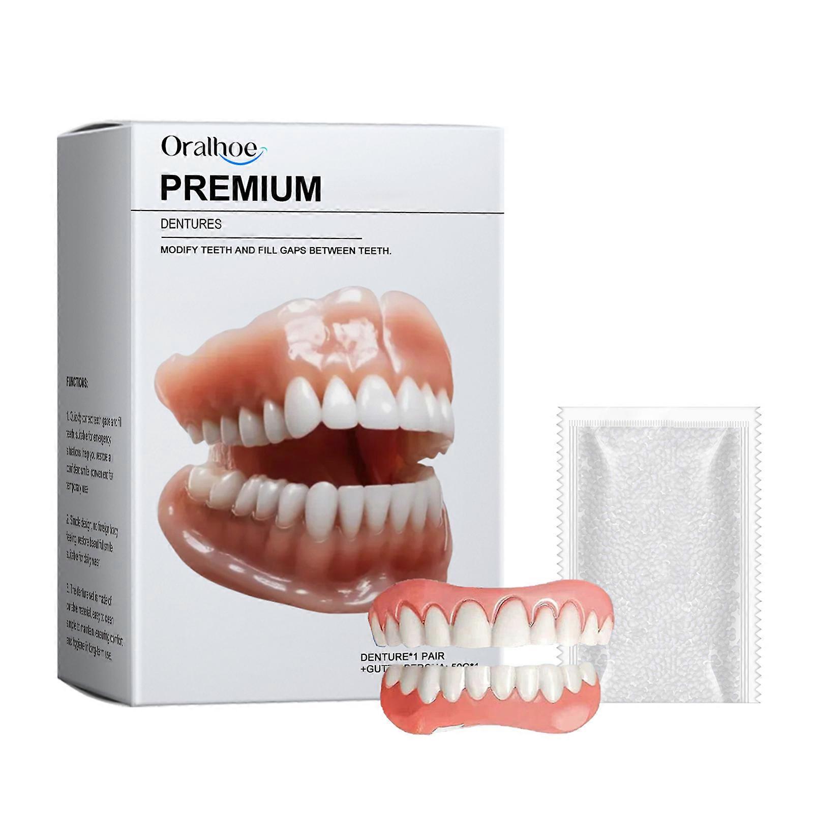Professional Silicone Reline Kit Reusable Cosmetic Teeth for Men Women