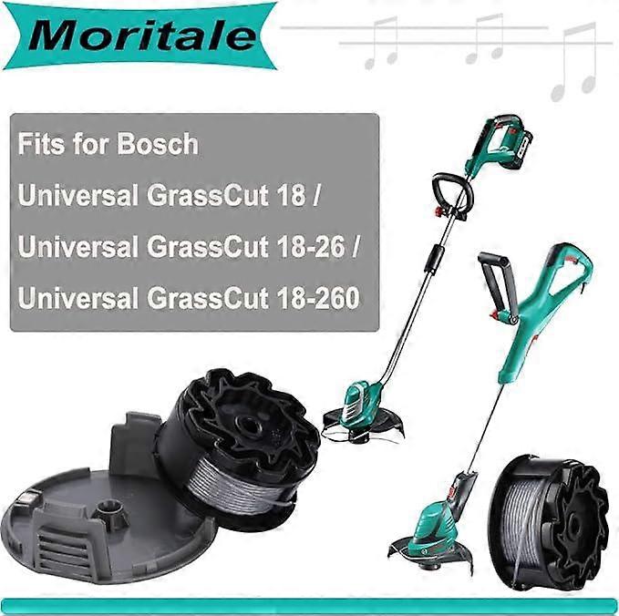 Φ1 6mm 6 m F016800570 for BOSCH lawnmower (6 pieces spool + 1 piece cover) Lawnmower spool