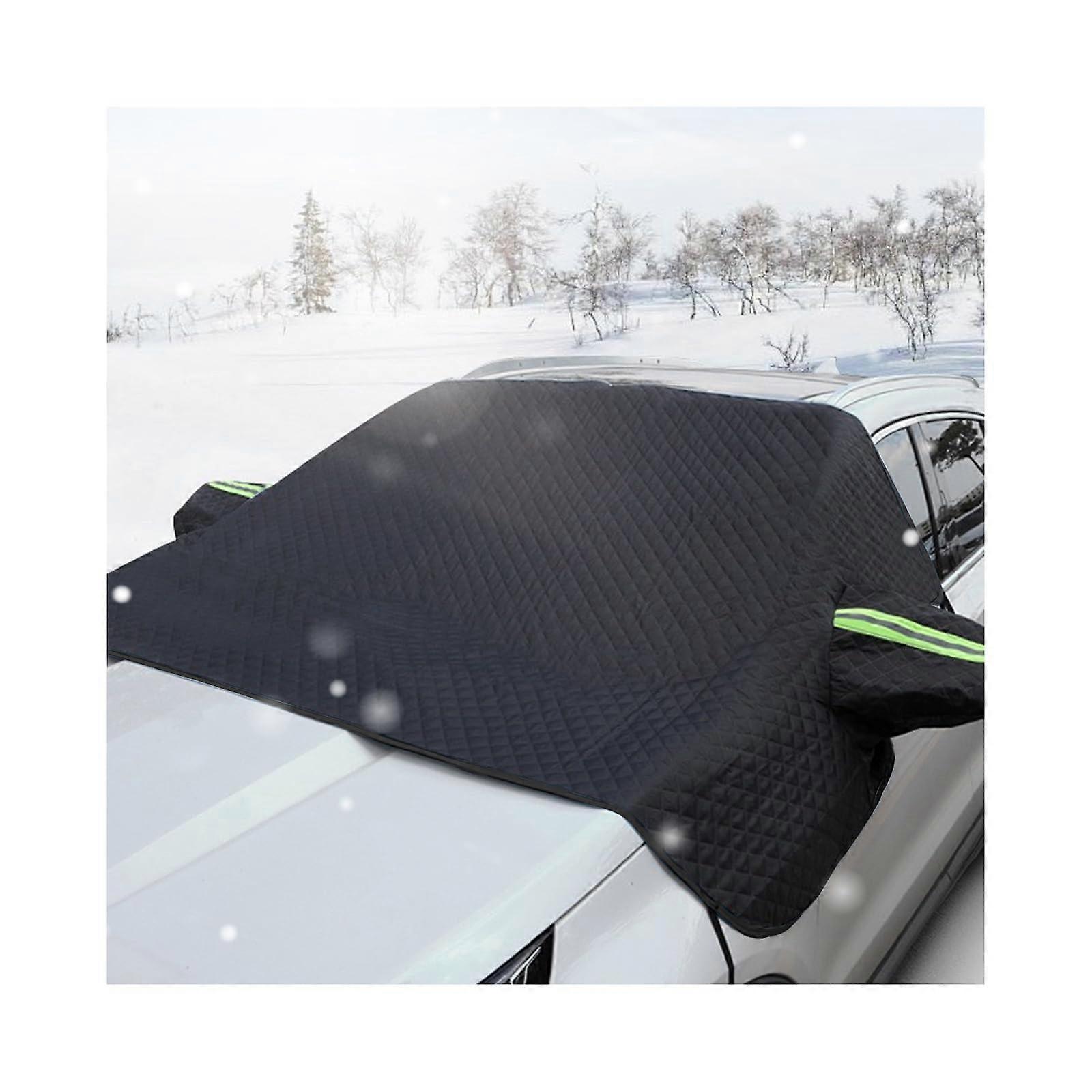 Car Windshield Snow Cover, 5 Layers Magnetic Auto Windshield Protector with Side Mirror Covers