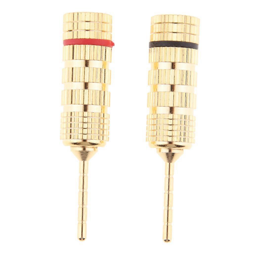 2pcs 2mm speaker wire connector banana plug