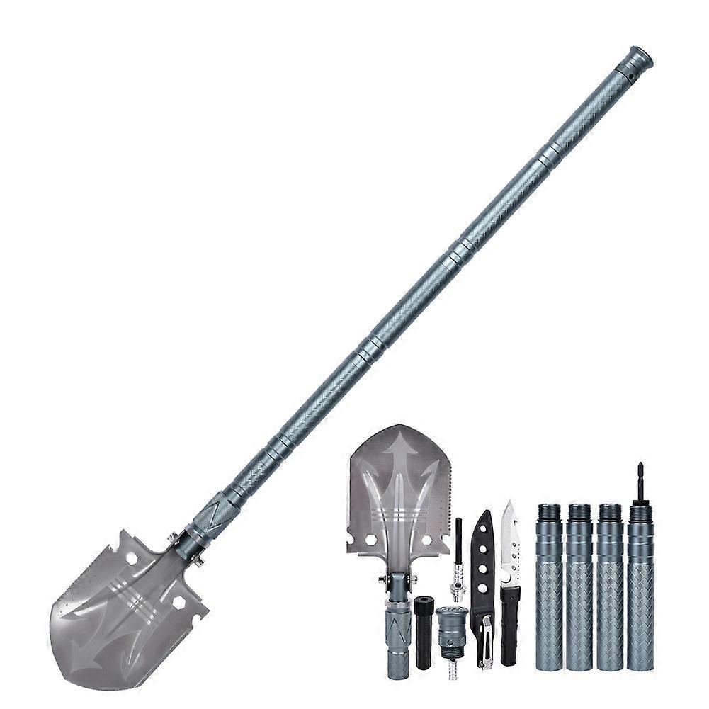 Multi-functional Foldable Engineering Military Shovel Camping Tools High Strength with Bag