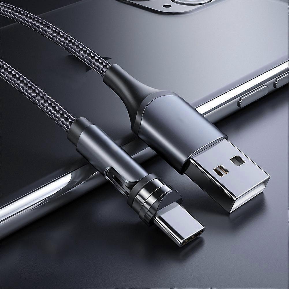 High-Density Nylon Braided Quick Charge Cable, Safety Certified Portable 2.4A Output Current, Optimized Aluminum Shell & Electroplated Surface,