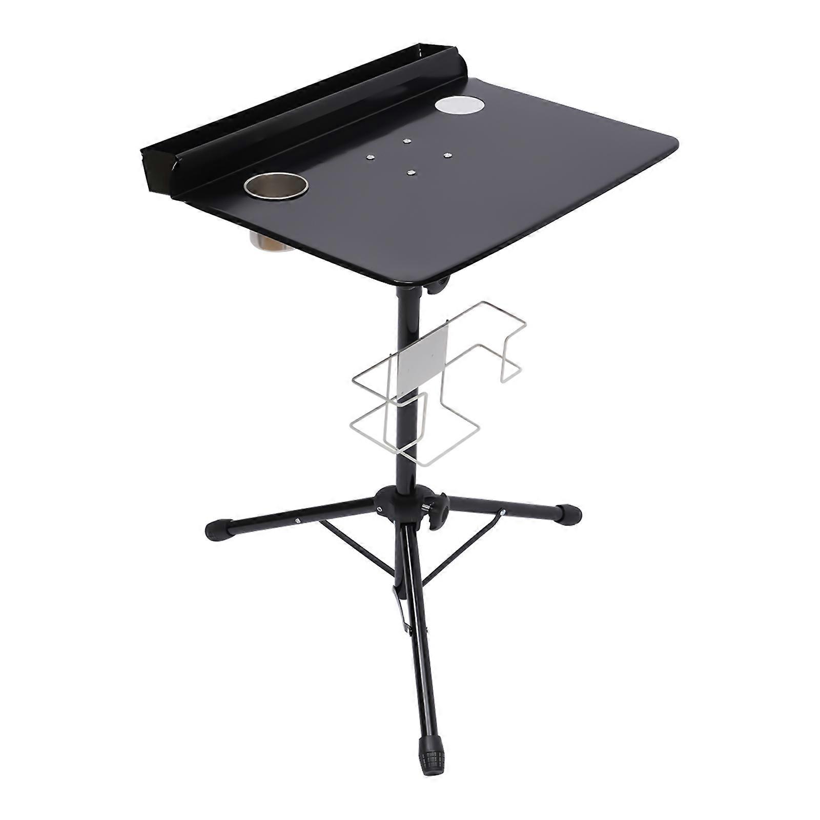 Portable Workbench 71.5-112cm Adjustable Table Beauty Tool Storage Table Display Stand