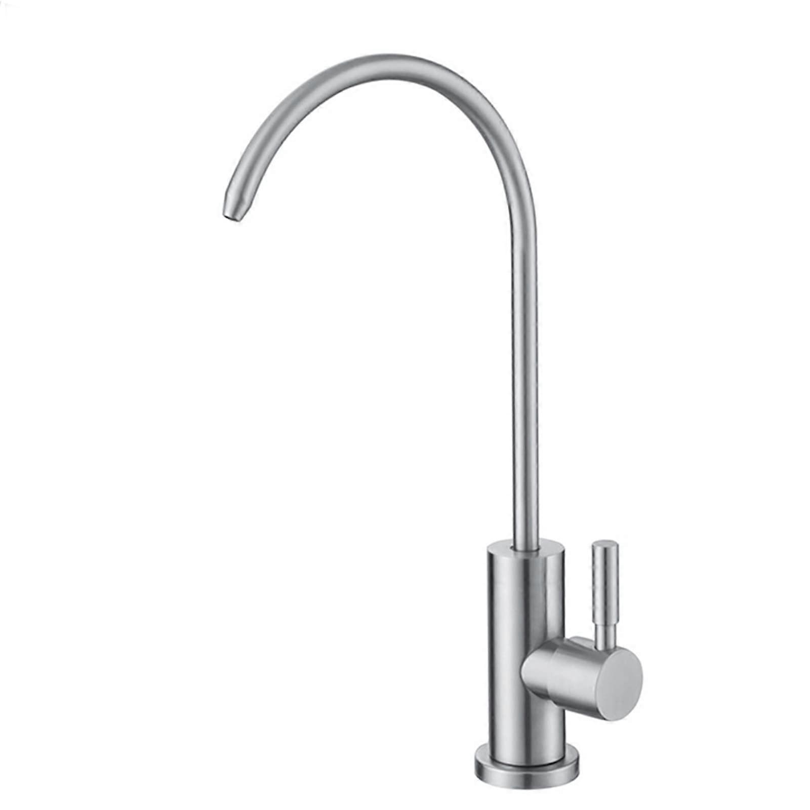 Water Filter Faucet 360 Rotary Chrome Sink Faucet for Kitchen - Brushed Finish, Easy Installation, Durable Design