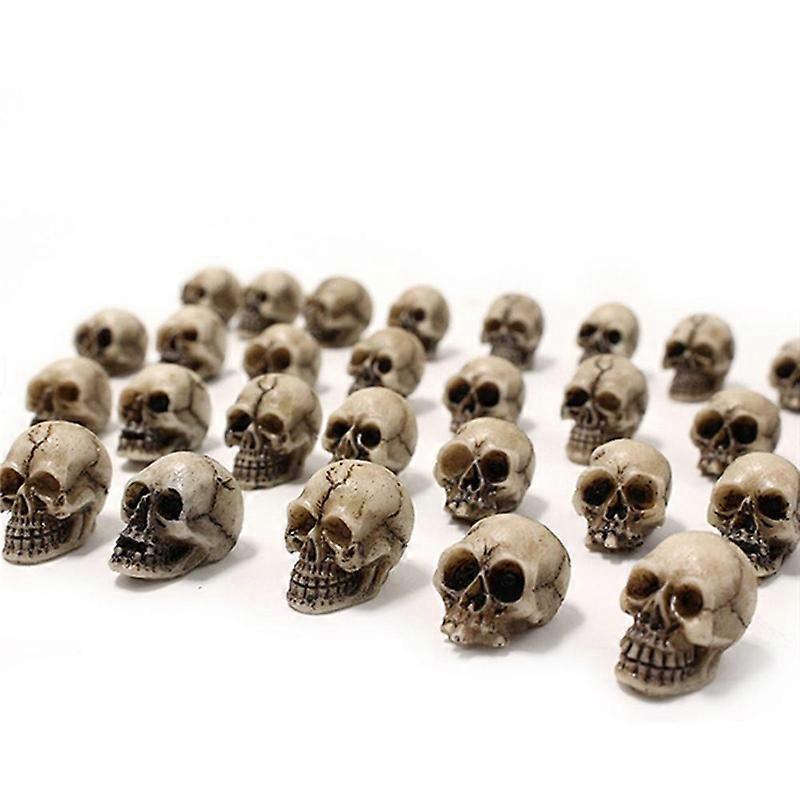 20Pc Simulation Skull Model Toys Modern Mini Skull DIY Halloween Deco