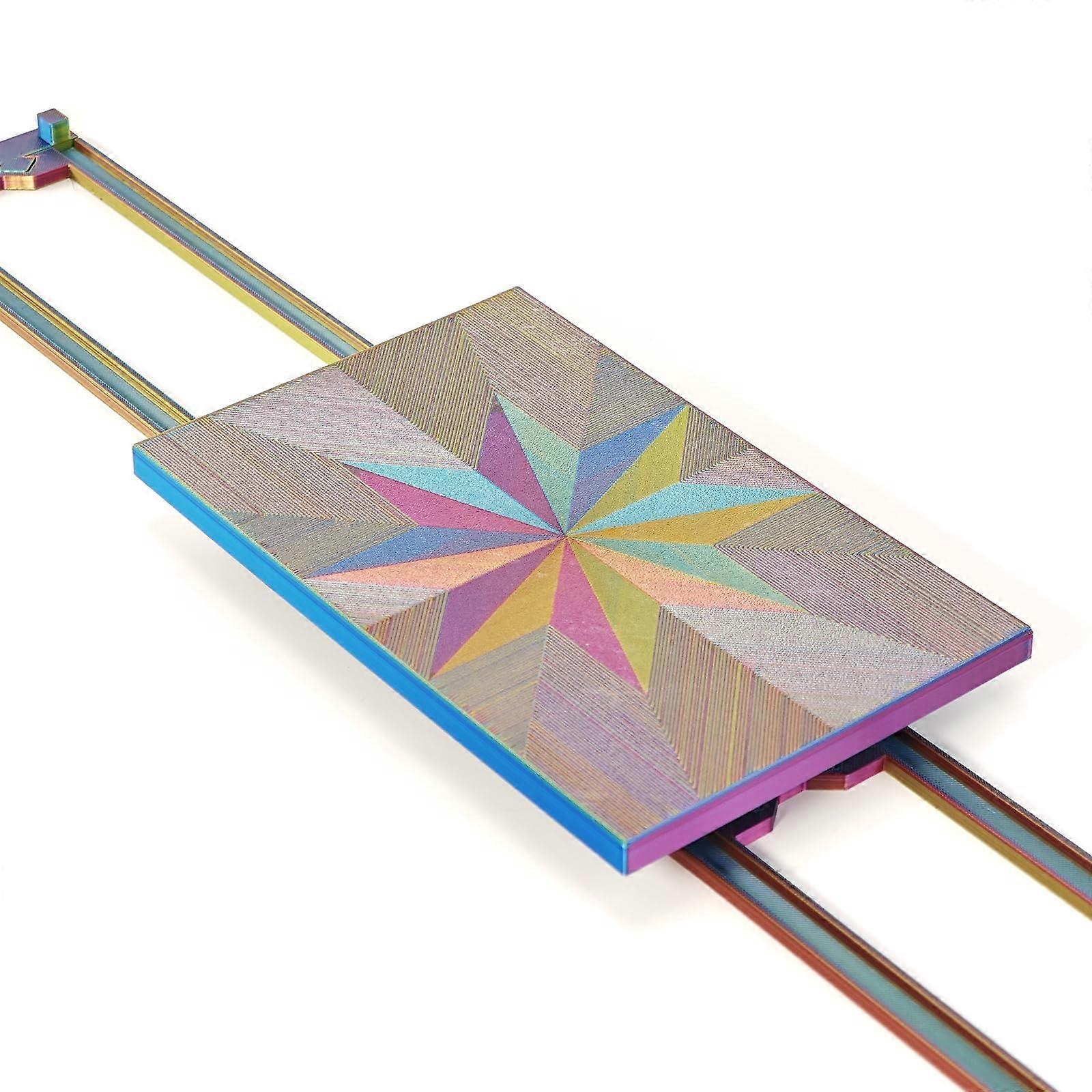 Game Glider Multi Color Slider Original, Sliding Cards Along a Rail, Tabletop Track for Card Games
