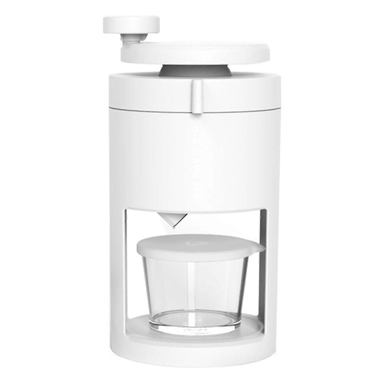 Manual Ice Shaver Machine Labor-saving Ice Crusher with Ice Mold DIY Dessert Ice Chopper