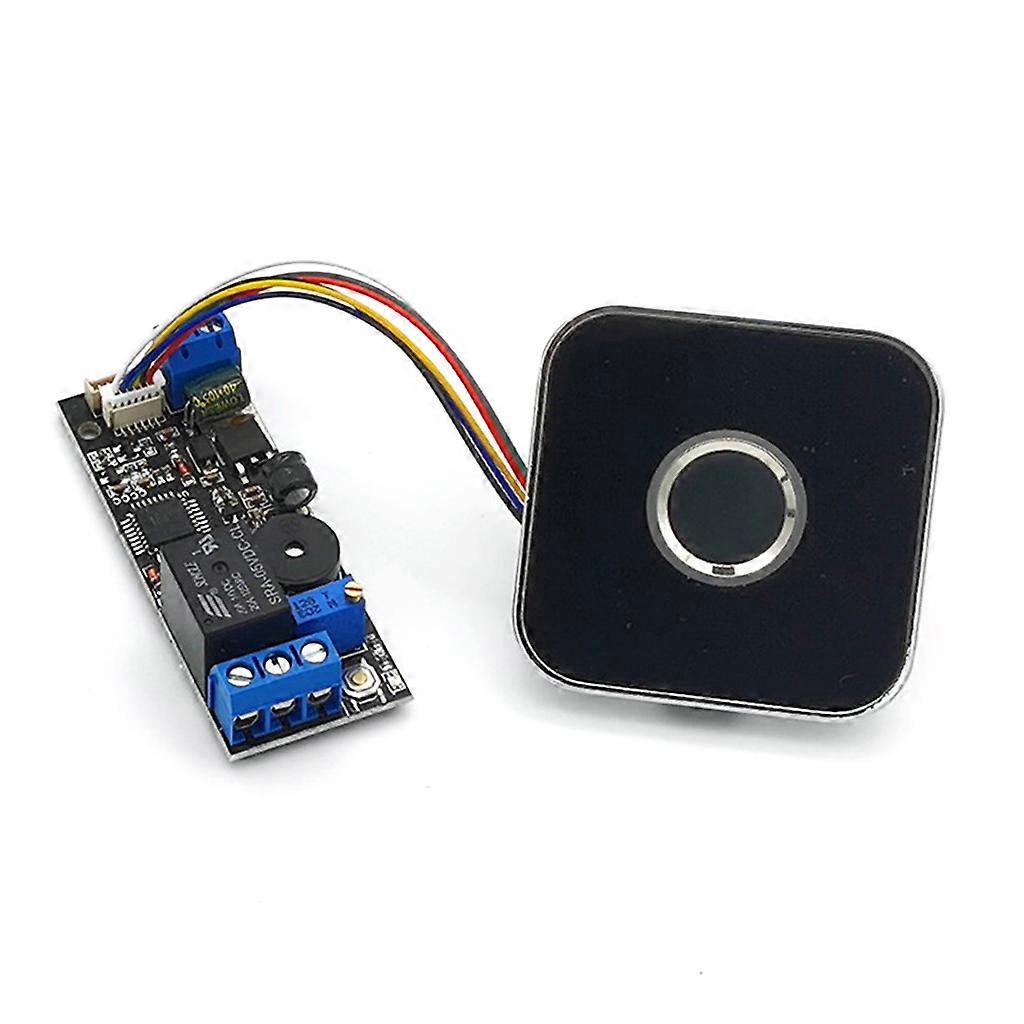 K202+R502AW DC12V Fingerprint Identification Ring Indicator Light Access Control Board Module Control Board