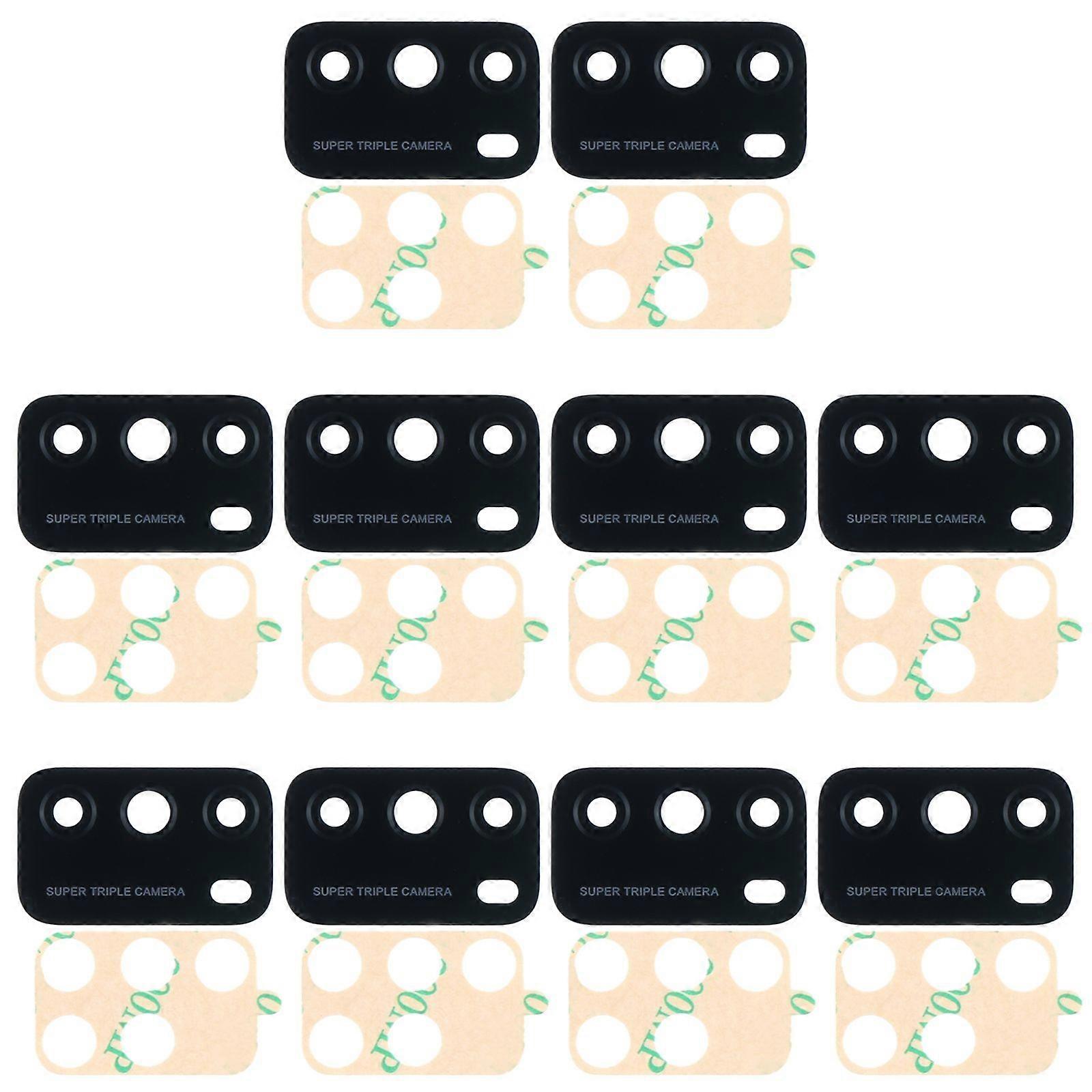 10 PCS Back Camera Lens For Xiaomi Poco M3