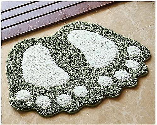 سجادة حمام حصيرة الحمام Pxcl مصنوعة من ستوكات المضادة للانزلاق تصميم البصمة الحمام سجادة لينة حصيرة حمام للأطفال & # 39; s غرفة (40 × 60 سم، وردي)