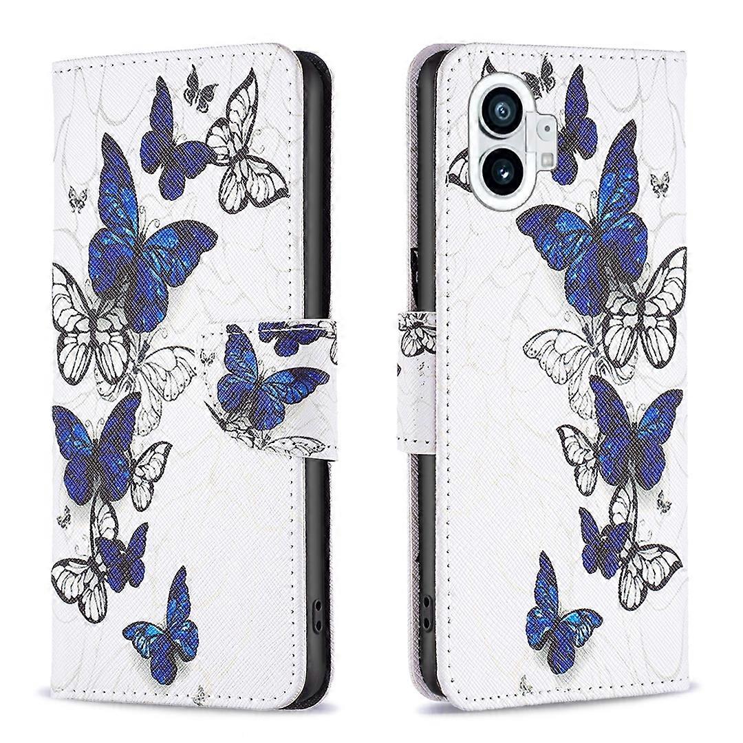 For Nothing Phone 1 Colored Drawing Leather Phone Case
