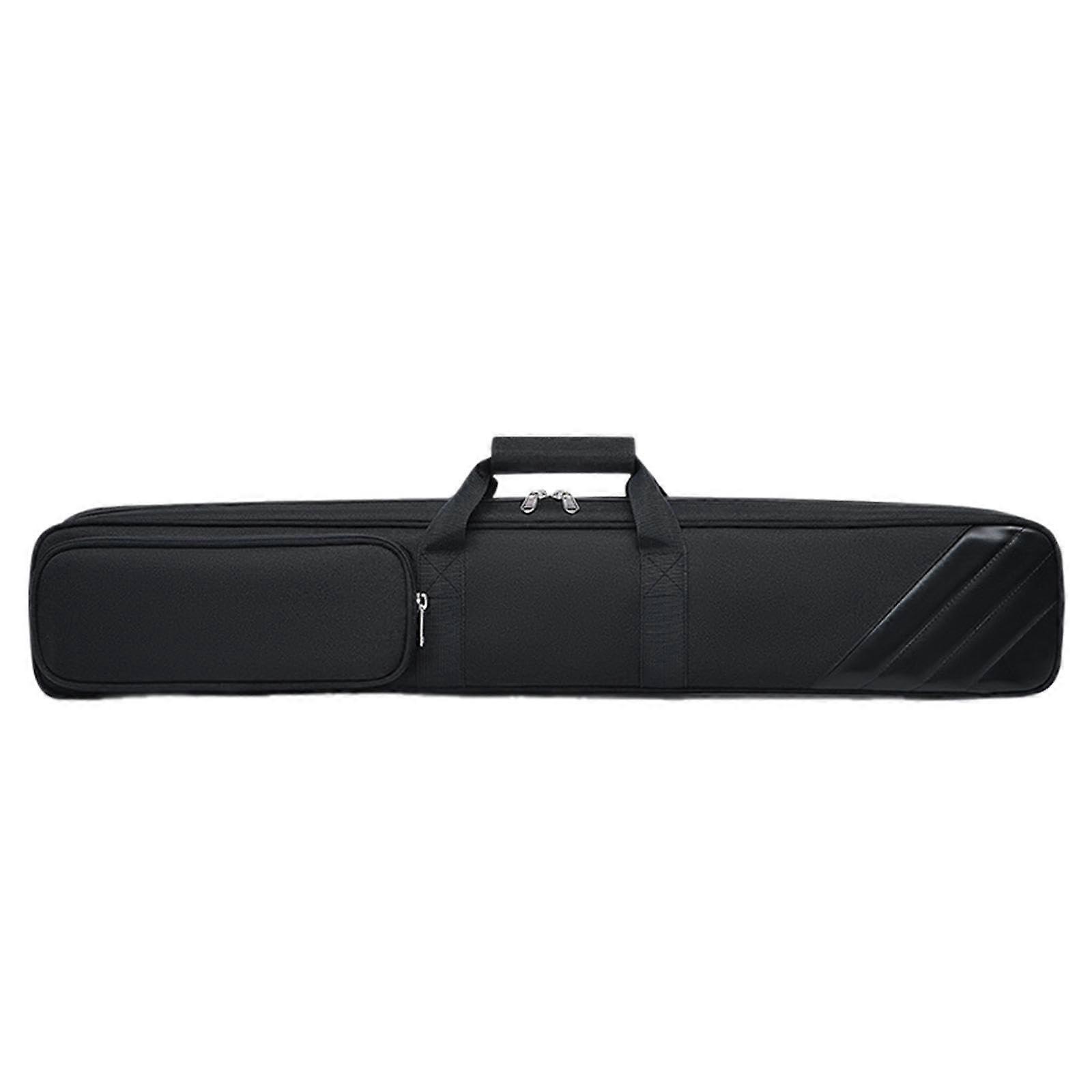 Billiard Pool Cue Case Protective Bag Protector Organiser Carrier Container 3/4 Jointed Cue Cases Billiard Pole Storage Bag Black