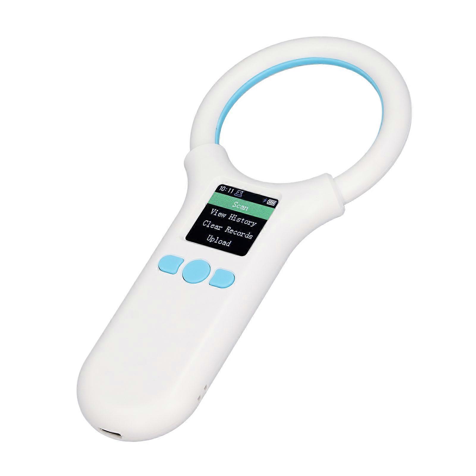 Animal Tag Reader Handheld Portable Pet Microchip ID Scanner 134.2khz/125khz USB Charging 