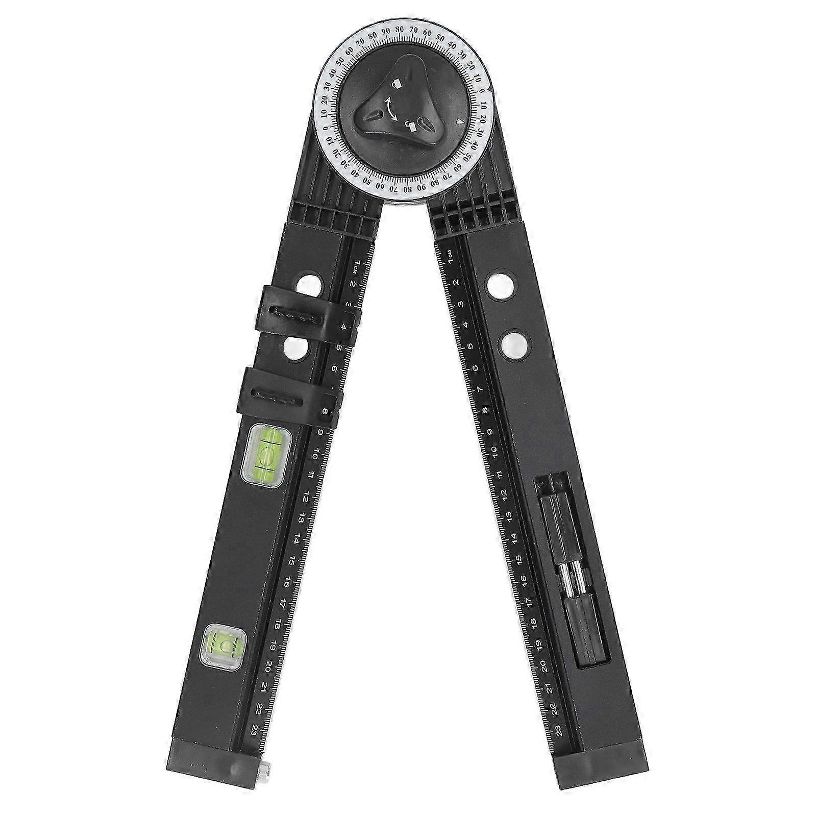 Woodworking Protractor Tool with Spirit Level Gauge Angle Finder Protractor for Carpenter DIY Tools 2025
