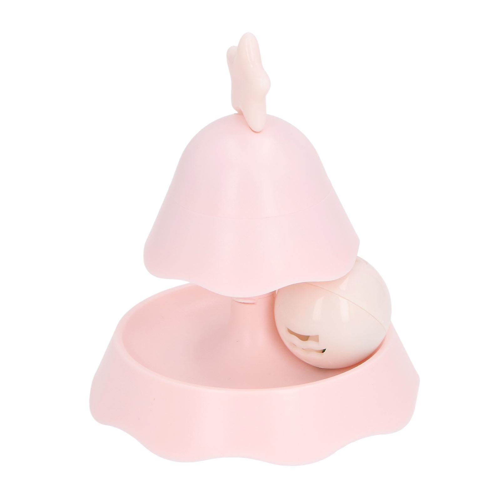 Christmas Tree Cat Toy Detachable Multiple Layer Turntable Cat Toy Anxiety Reduction Interactive Pet Toy Pink 