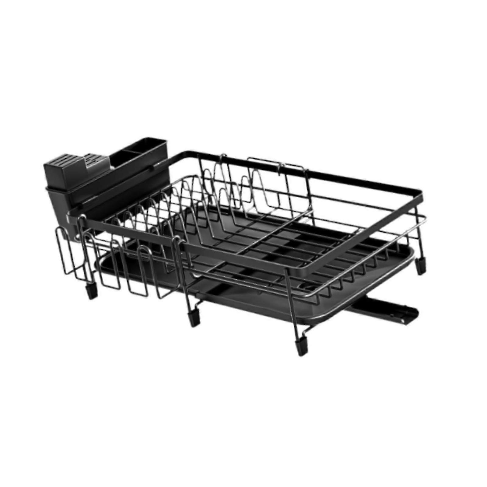 Practical Over Sink Dish Drying Rack for Kitchen Accessories with Efficient Drainage System