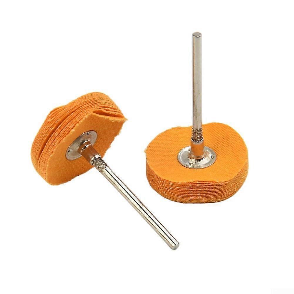 10 Pcs Mini Polishing Pads with Shank for Jewellery and Watches