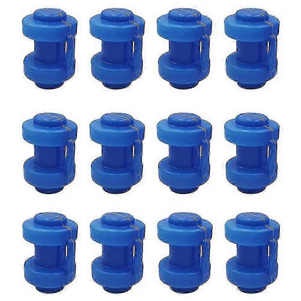 25mm Trampoline Safety Net End Caps - 12 Pack for Secure Installation