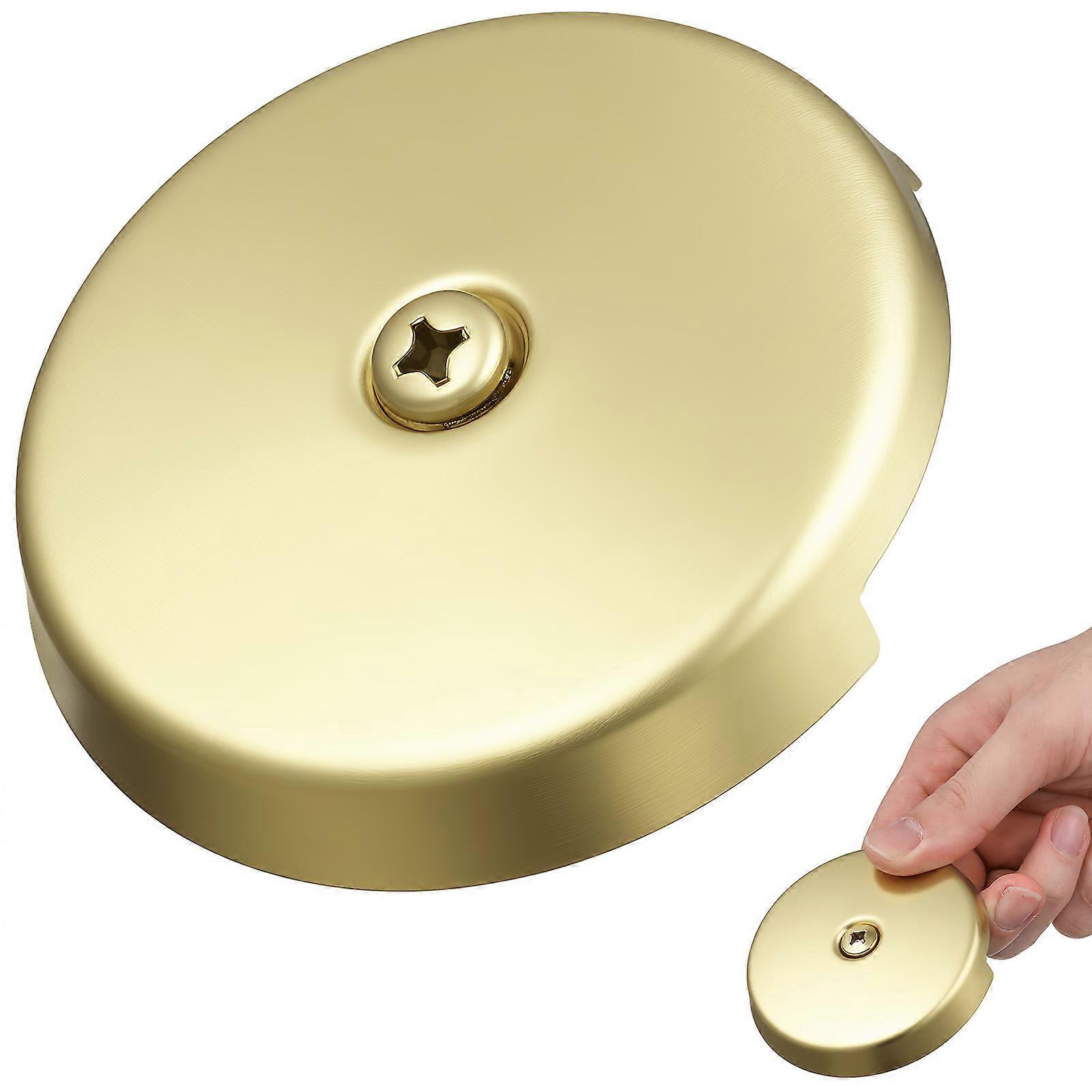 Bathtub Essentials, Screw Fixed Tub Overflow Drain Cover