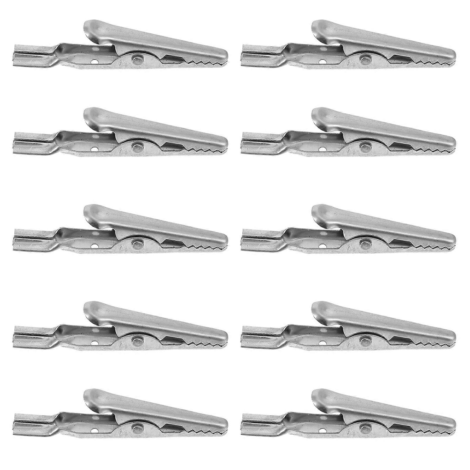 Stainless Steel Clips 10Pcs Easy-Use Design for Testing