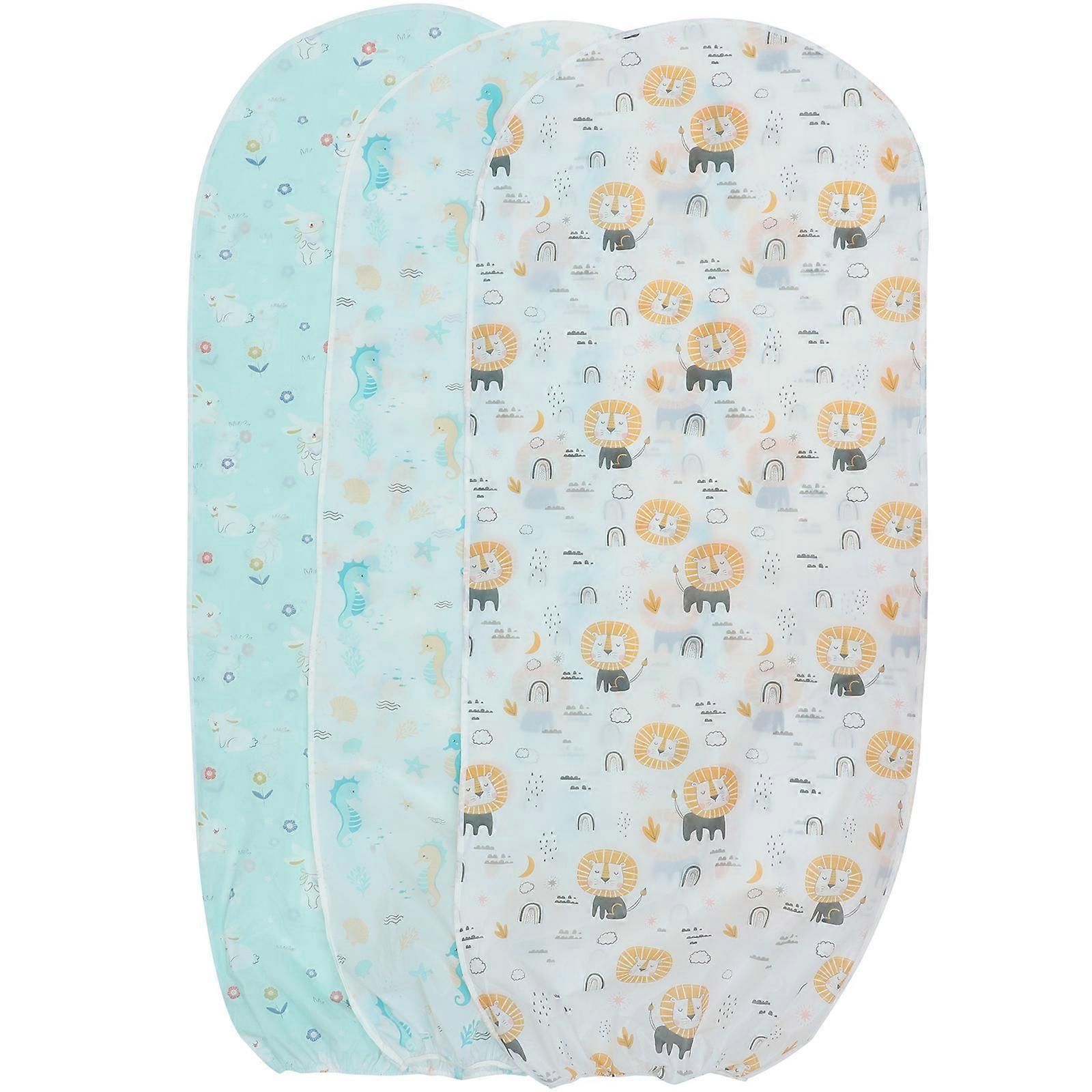 3pcs Reusable Floor Fan Covers for Household Vertical Fans, Dustproof Protective Covers with Decorative Prints