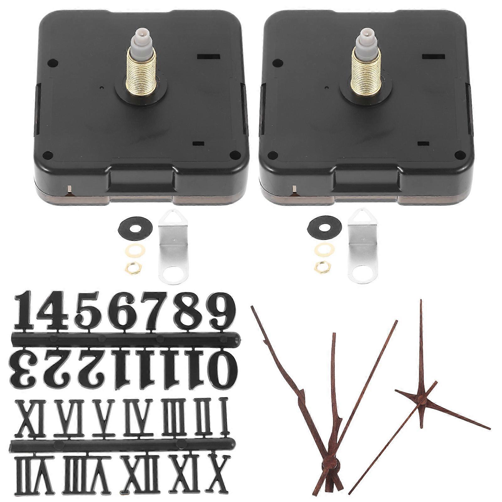 Battery Operated Silent Clock Mechanism Kit with Hands for DIY Projects Precision Timepiece for Home and Office Decoration