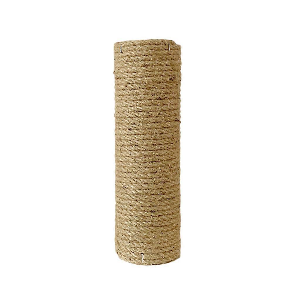 Scratching Post Replacement Cat Scratching Post Indoor Play Cylinder Shape Wood Material Simple Design 1Set