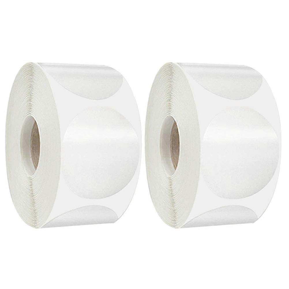 Transparent Self Adhesive Pet Sealing Stickers   2 Rolls for Wrapping, DIY Projects, Envelopes, Crafting and Organizing