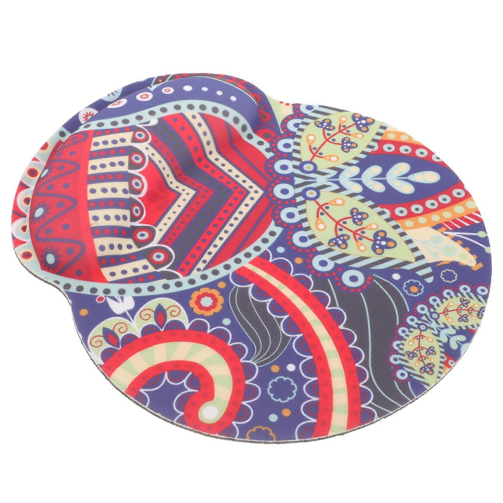 Ergonomic Wrist Mousepad Soft Mouse Pad For Computer Work Entertainment Rectangular Shape 25x23cm 1Pcs
