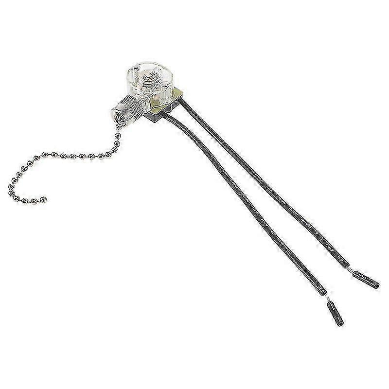 2pcs Ceiling Fan Switch 2 Wire Ceiling Fan Switch Fan Pull Chain Switch Control
