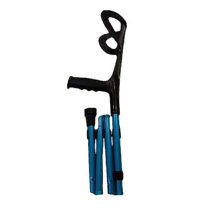 Folding elbow crutch, non-slip portable fracture patient underarm rehabilitation walker, telescopic aluminum alloy folding crutch