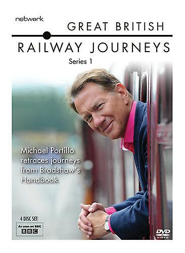Great British Railway Journeys Series 1 DVD (2018) Charles Bunce cert E 4 - Region 2