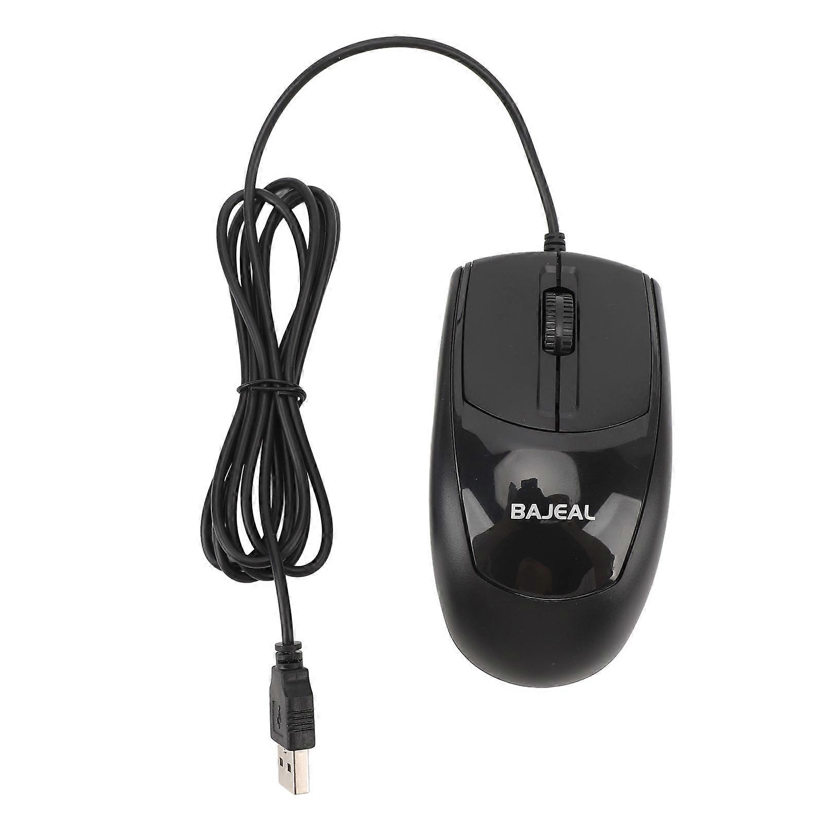 Ergonomic USB Wired Mouse 1200 DPI Silent Mouse for Desktop Laptop