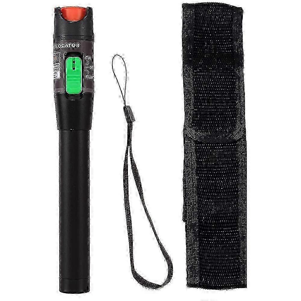 Fiber Visual Fault Locator 30MW 30KM,VFL Fiber Optic Cable Tester Meter,Red Light Pen Tester Adapt LC//SC/ST Interface