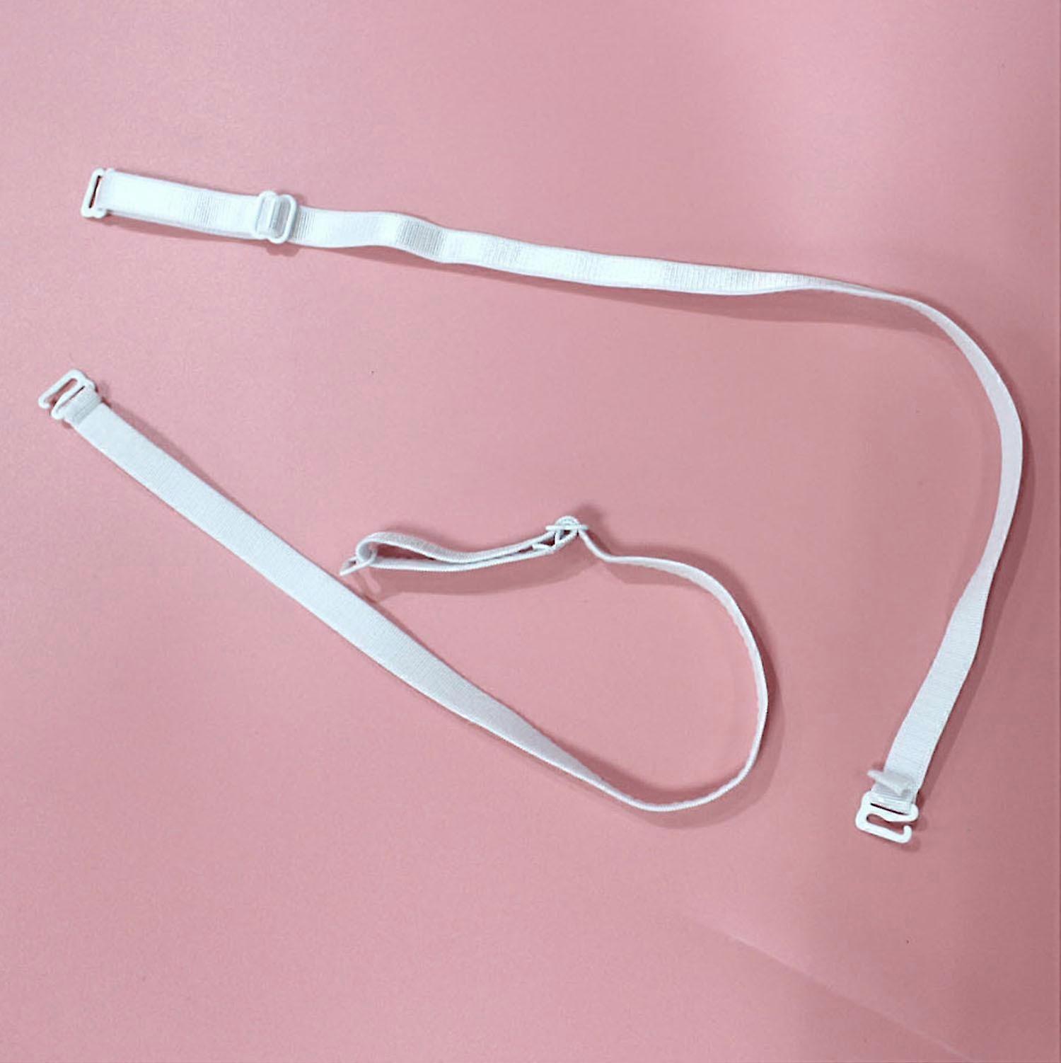 1 par 1 cm bredde kvinner sklisikre BH-stropper kvinner dobbel skulder elastisk brystholder dame BH-stropp tilbehør undertøy