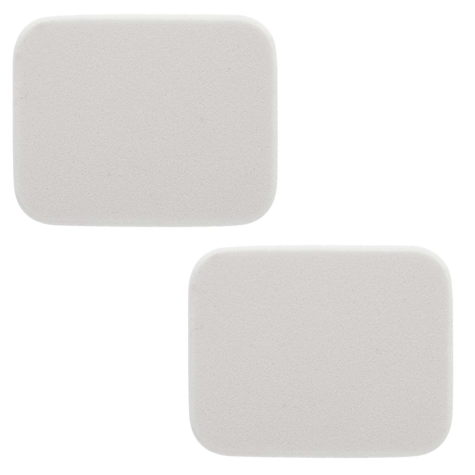 Sponge Applicator Makeup Powder Puff for Face Powder Travel Use Square Shape 5.3x4.2cm 2Pcs