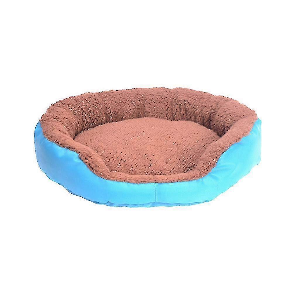 Dog Cat Bed Cushion Cosy Pet House Mat Pet Supplies Size L blue 2025