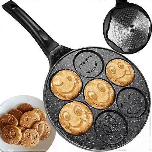 Frying Pan for Eggs & Pancake - Emoji / Smiley Black