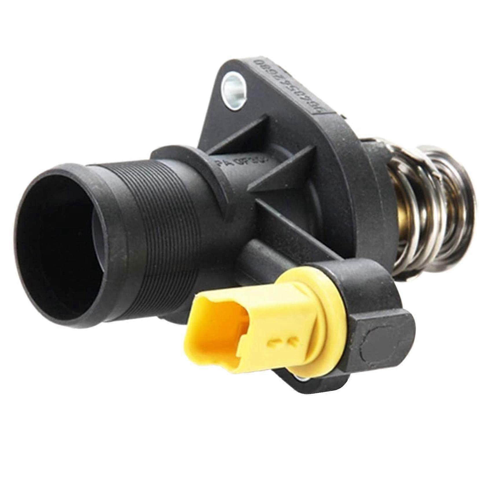 Car Engine Coolant Thermostat Housing compatible with multiple models including 307, 407, C4, and C5, part number 9648542680 1338E4 1338.E4