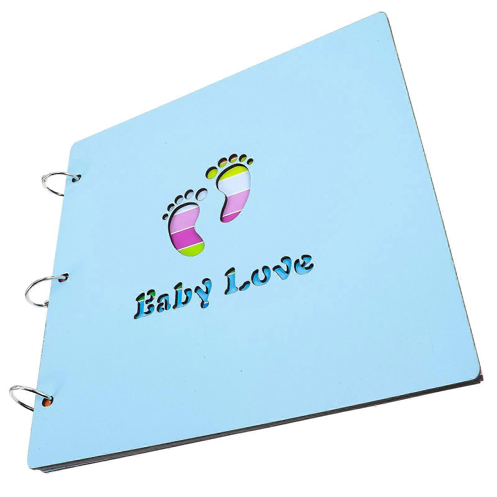 كتاب ألبوم Photobooth DIY ألبوم صور من الورق المقوى والمواد الخشبية للأطفال 1Pack