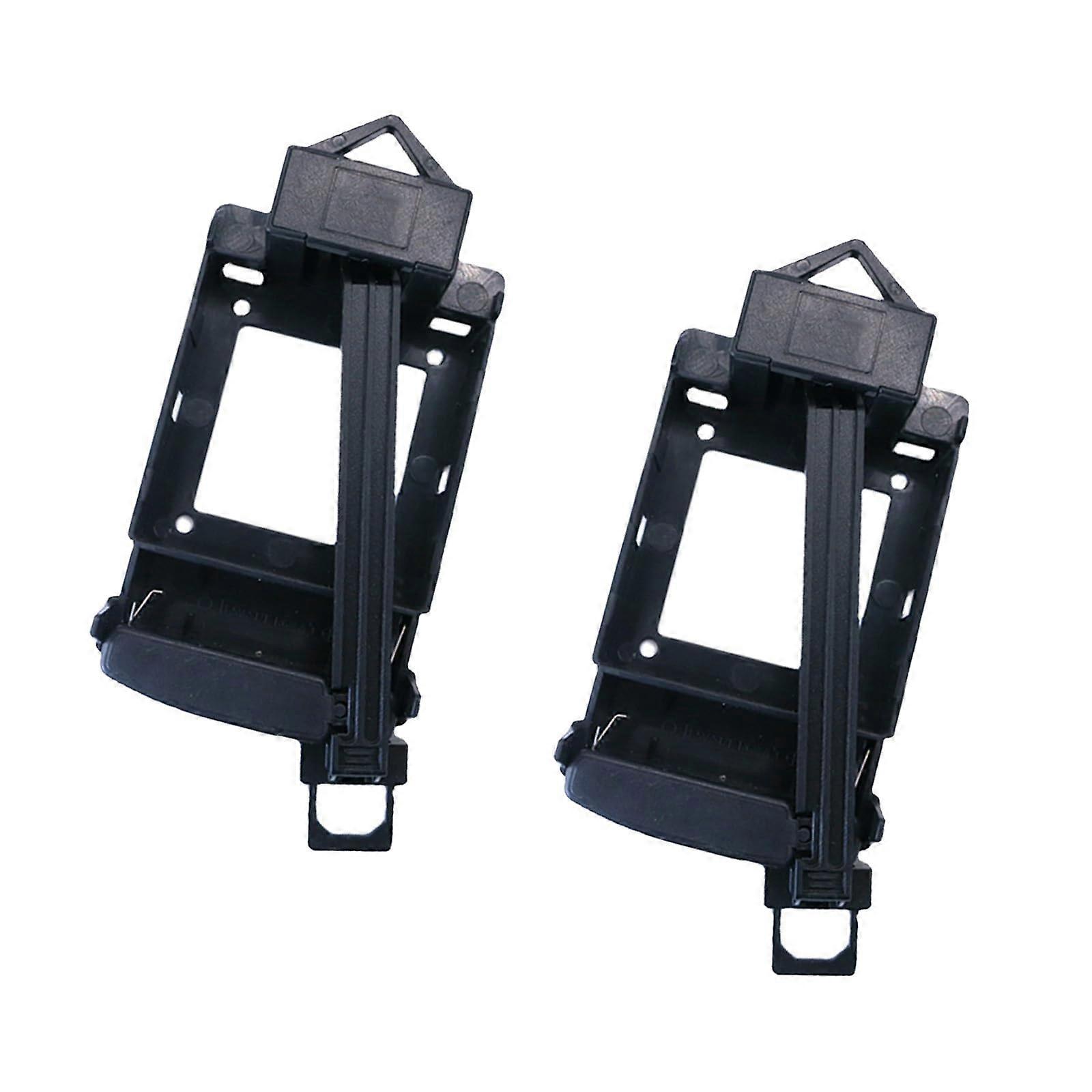 Quartz Clock Movement Mechanism 2pcs Plastic Case Empty Pendulum Clock Replacement Parts for Repair