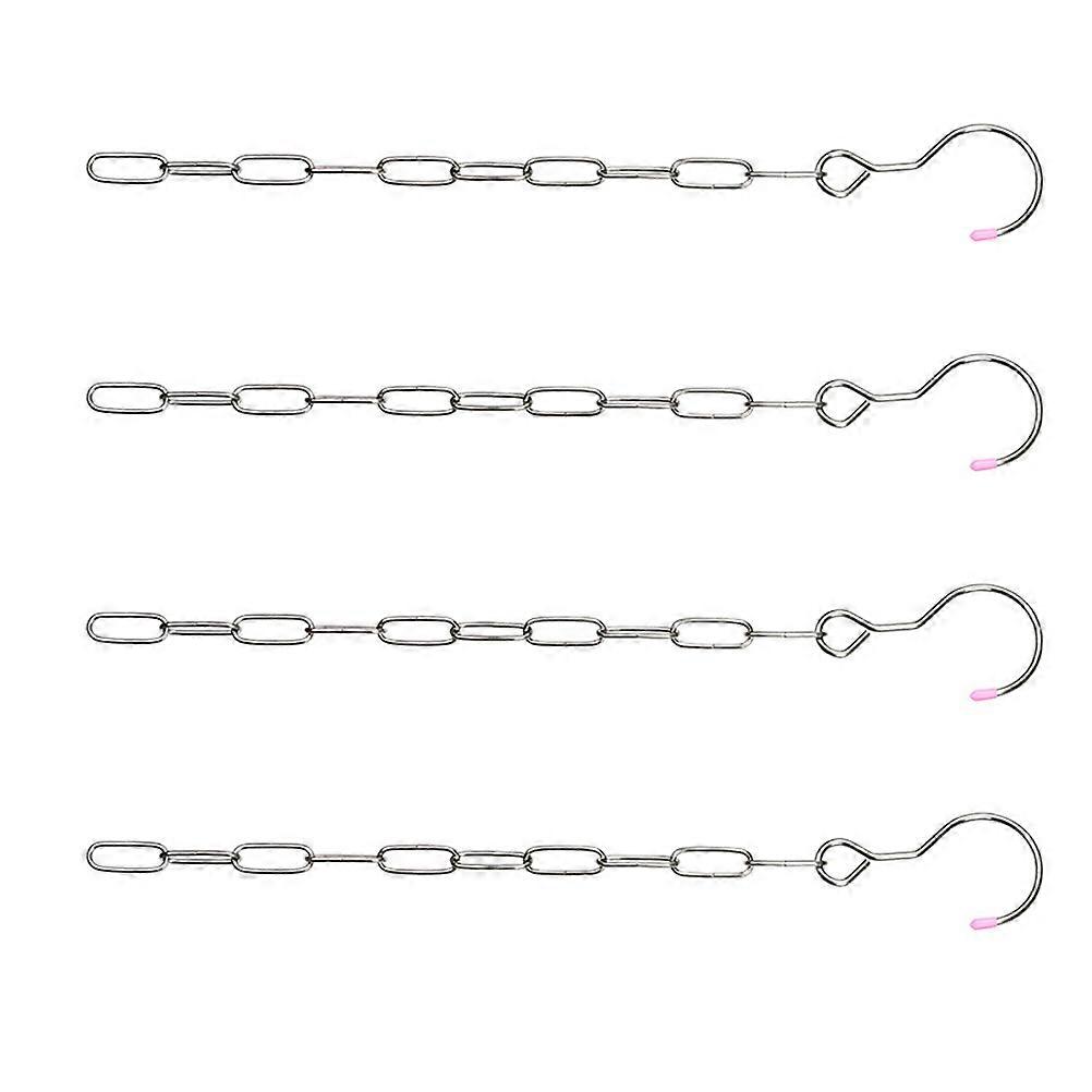 Multi-Functional Hangers Space Saving Hangers Chains Silver 49x6.3cm Dormitory